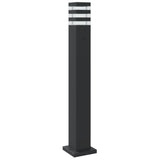 Outdoor Floor Lamp Black 80 cm Aluminium