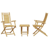 3 Piece Bistro Set Bamboo