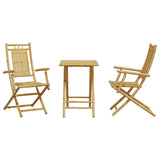 3 Piece Bistro Set Bamboo