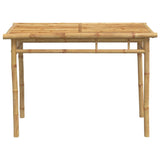 Garden Dining Table 110x55x75 cm Bamboo