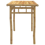 Garden Dining Table 110x55x75 cm Bamboo