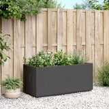 Garden Planter Dark Grey 80x36x35 cm PP