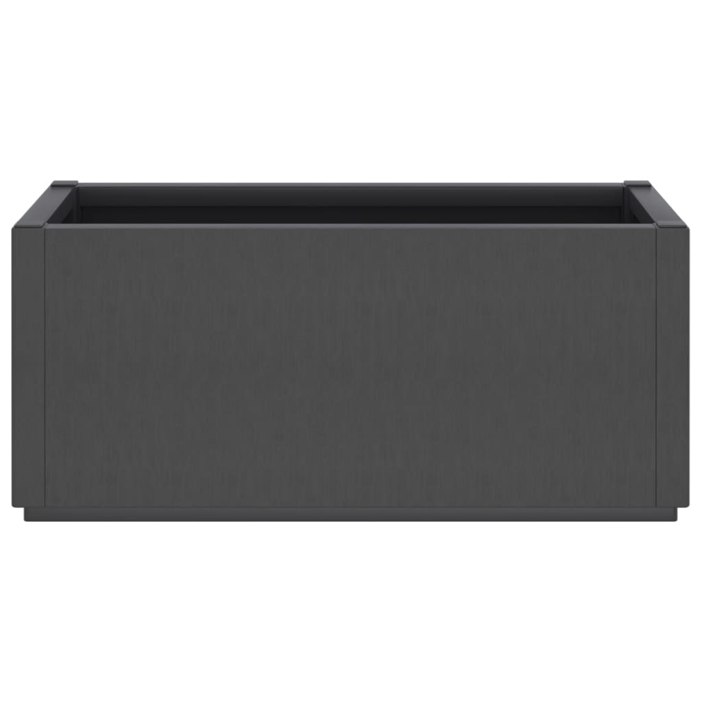 Garden Planter Dark Grey 80x36x35 cm PP