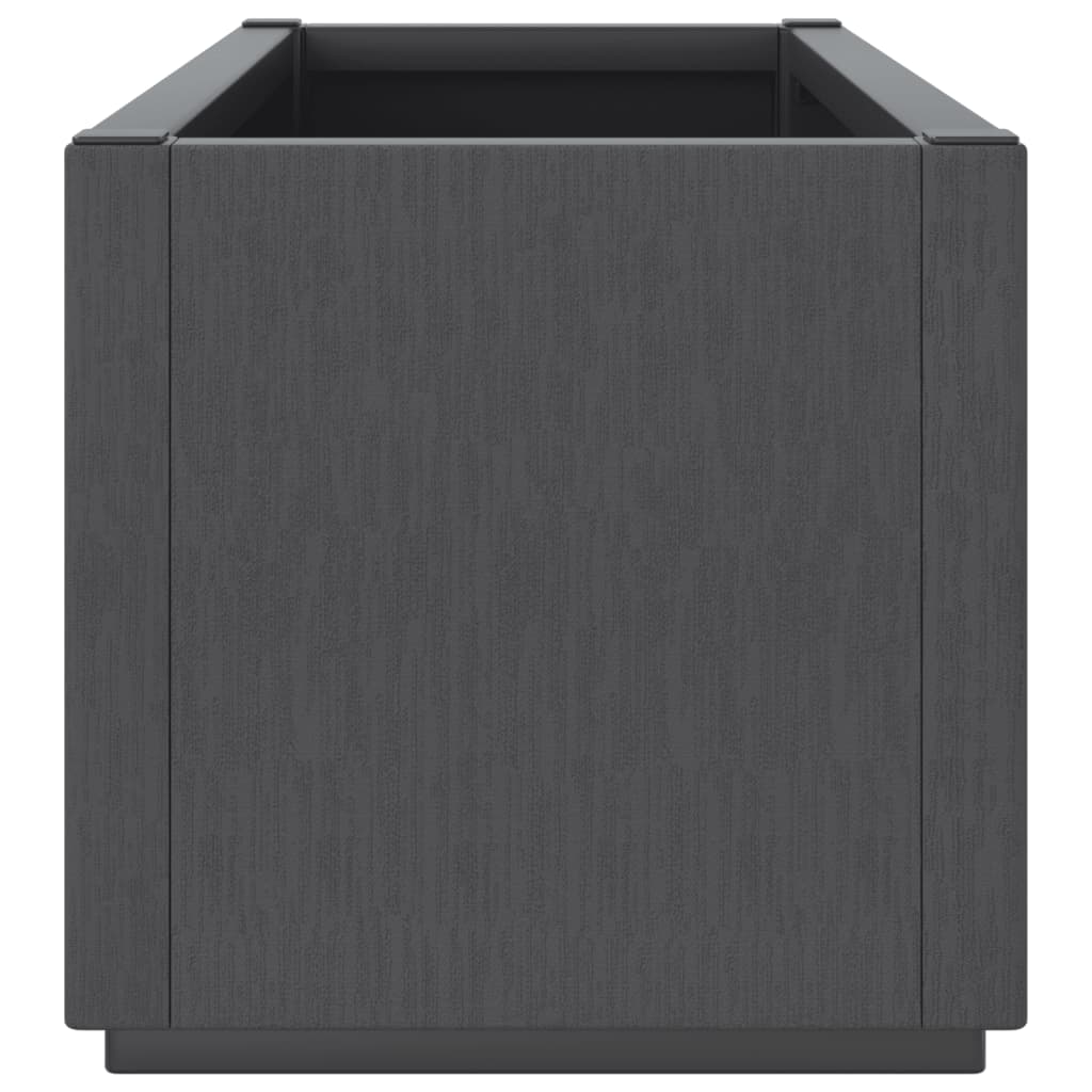 Garden Planter Dark Grey 80x36x35 cm PP