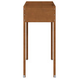 Garden Planter 100.5x40.5x90 cm Weathering Steel