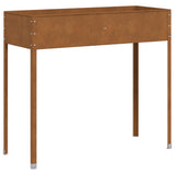 Garden Planter 100.5x40.5x90 cm Weathering Steel