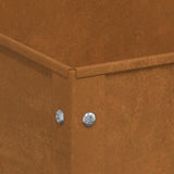 Garden Planter 100.5x40.5x90 cm Weathering Steel
