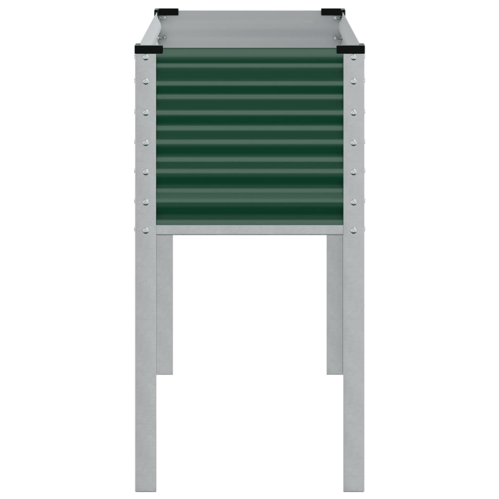 Garden Planter Green 100x45x90 cm Steel