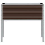 Garden Planter Brown 100x45x90 cm Steel