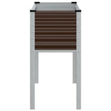 Garden Planter Brown 100x45x90 cm Steel