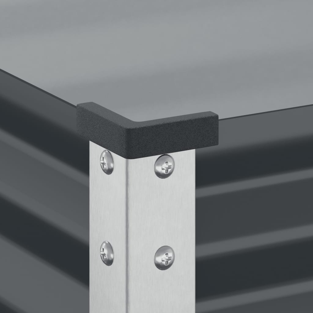 Garden Planter Anthracite 100x45x90 cm Steel