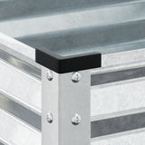 Garden Planter 100x45x90 cm Galvanised Steel