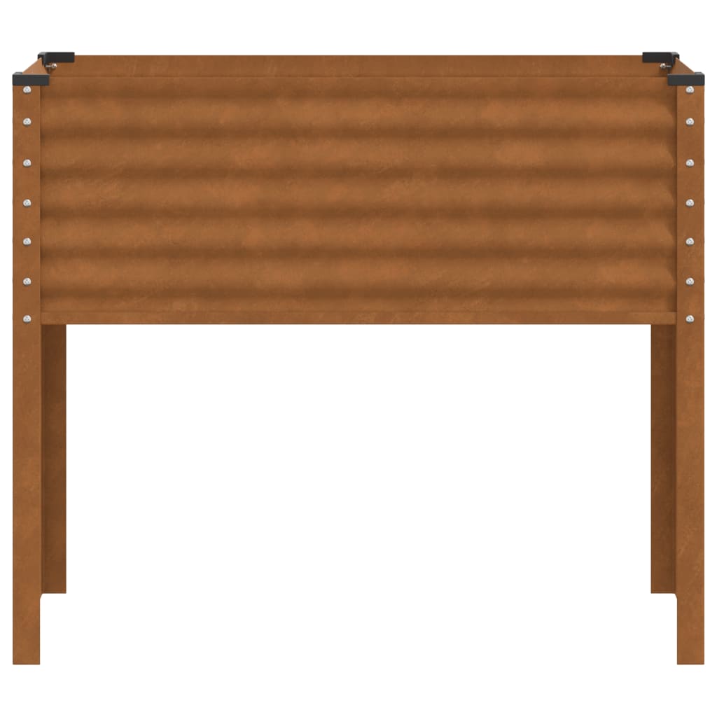 Garden Planter 100x41x90 cm Weathering Steel