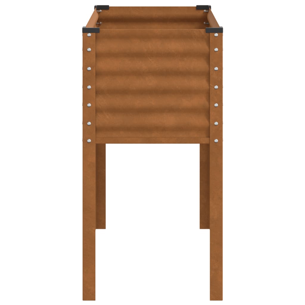 Garden Planter 100x41x90 cm Weathering Steel