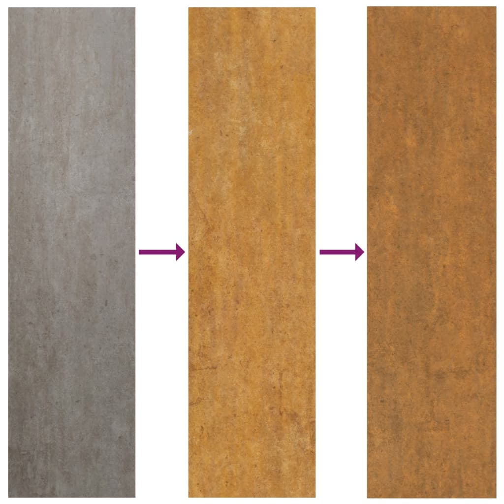Garden Planter 100x41x90 cm Weathering Steel
