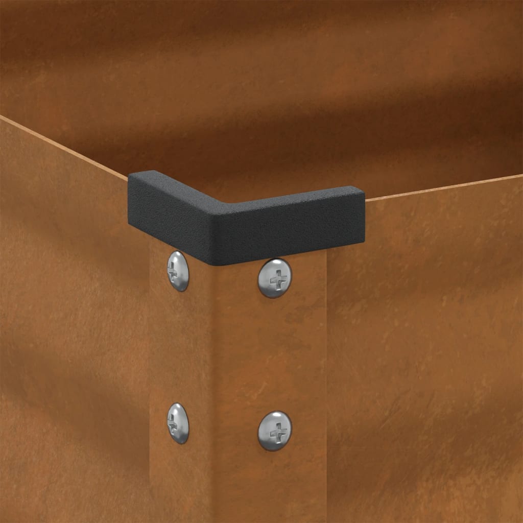 Garden Planter 100x41x90 cm Weathering Steel