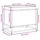 Garden Planter 60x40x50 cm Impregnated Wood Pine