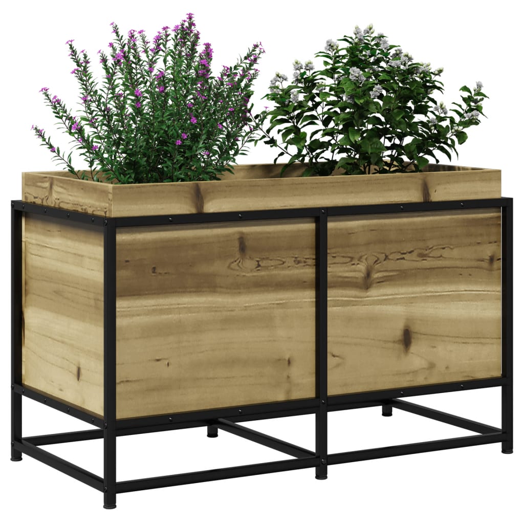 Garden Planter 80x40x50 cm Impregnated Wood Pine