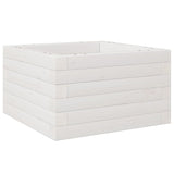 Garden Planter White 40x40x23 cm Solid Wood Pine