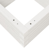 Garden Planter White 40x40x23 cm Solid Wood Pine