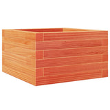 Garden Planter Wax Brown 40x40x23 cm Solid Wood Pine