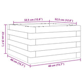 Garden Planter 40x40x23 cm Solid Wood Douglas