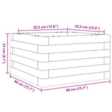 Garden Planter 40x40x23 cm Impregnated Wood Pine