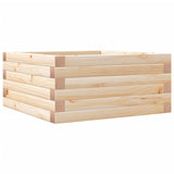 Garden Planter 50x50x23 cm Solid Wood Pine