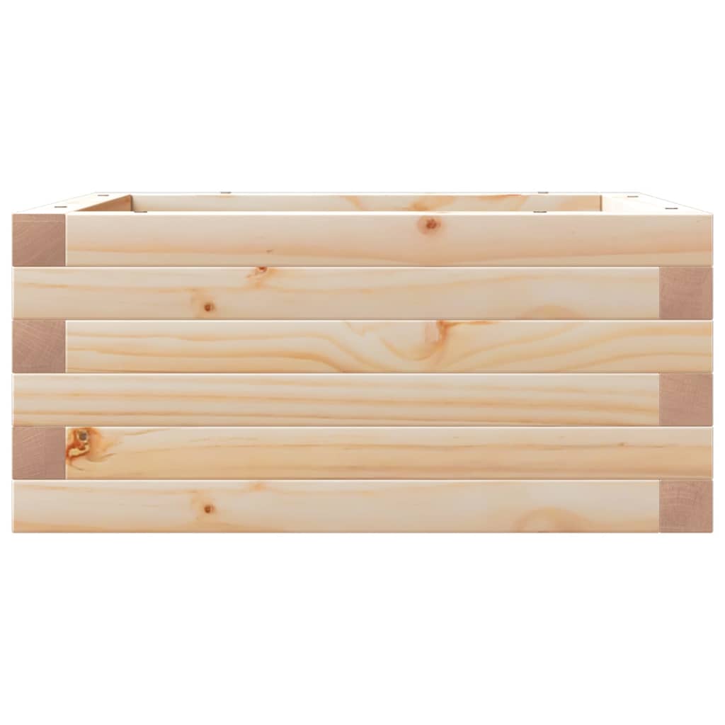 Garden Planter 50x50x23 cm Solid Wood Pine