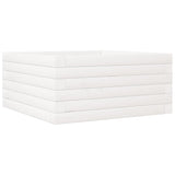 Garden Planter White 50x50x23 cm Solid Wood Pine