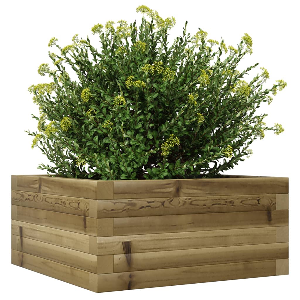 Garden Planter 50x50x23 cm Impregnated Wood Pine