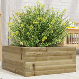 Garden Planter 50x50x23 cm Impregnated Wood Pine