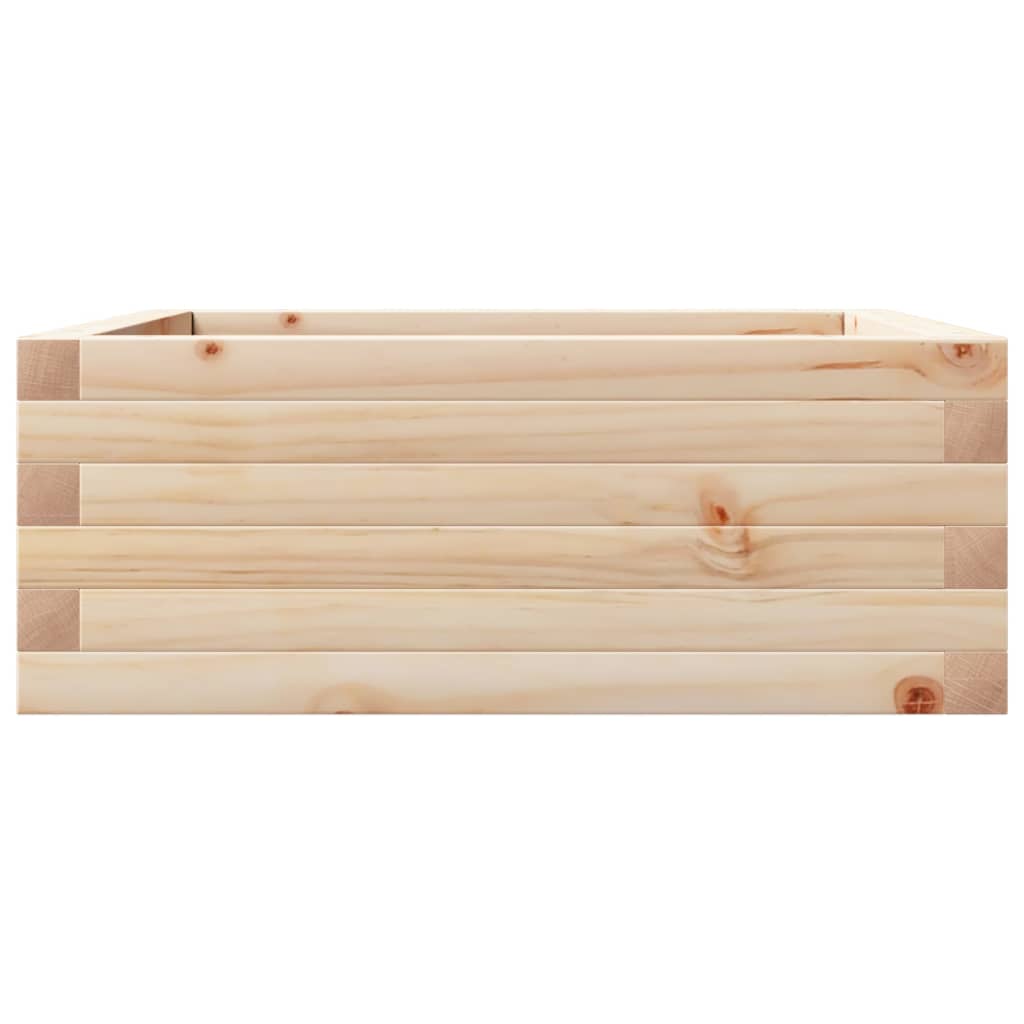 Garden Planter 60x60x23 cm Solid Wood Pine