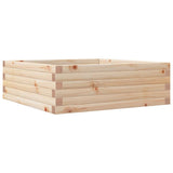 Garden Planter 70x70x23 cm Solid Wood Pine