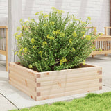 Garden Planter 70x70x23 cm Solid Wood Pine