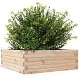 Garden Planter 70x70x23 cm Solid Wood Pine