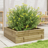 Garden Planter 70x70x23 cm Impregnated Wood Pine