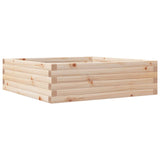 Garden Planter 80x80x23 cm Solid Wood Pine