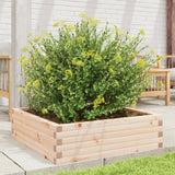 Garden Planter 80x80x23 cm Solid Wood Pine