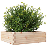 Garden Planter 80x80x23 cm Solid Wood Pine