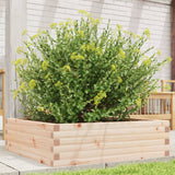 Garden Planter 80x80x23 cm Solid Wood Pine