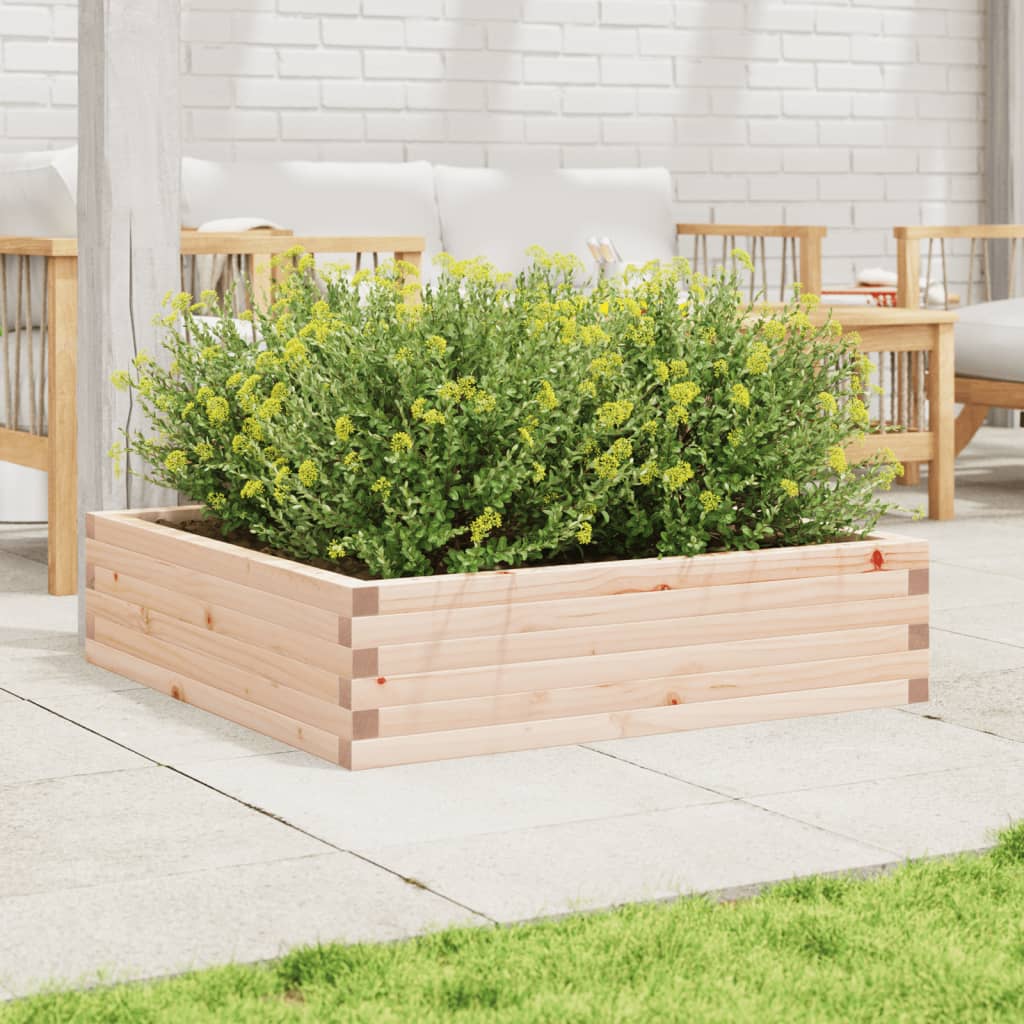 Garden Planter 90x90x23 cm Solid Wood Pine