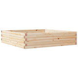 Garden Planter 100x100x23 cm Solid Wood Pine