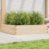 Garden Planter 100x100x23 cm Solid Wood Pine