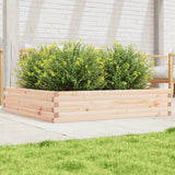 Garden Planter 110x110x23 cm Solid Wood Pine