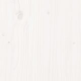 Garden Planter White 110x110x23 cm Solid Wood Pine