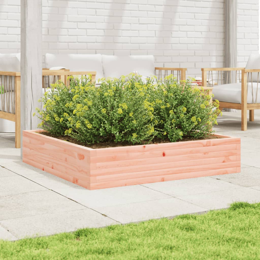 Garden Planter 110x110x23 cm Solid Wood Douglas