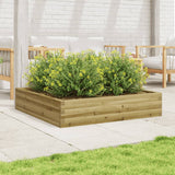 Garden Planter 110x110x23 cm Impregnated Wood Pine