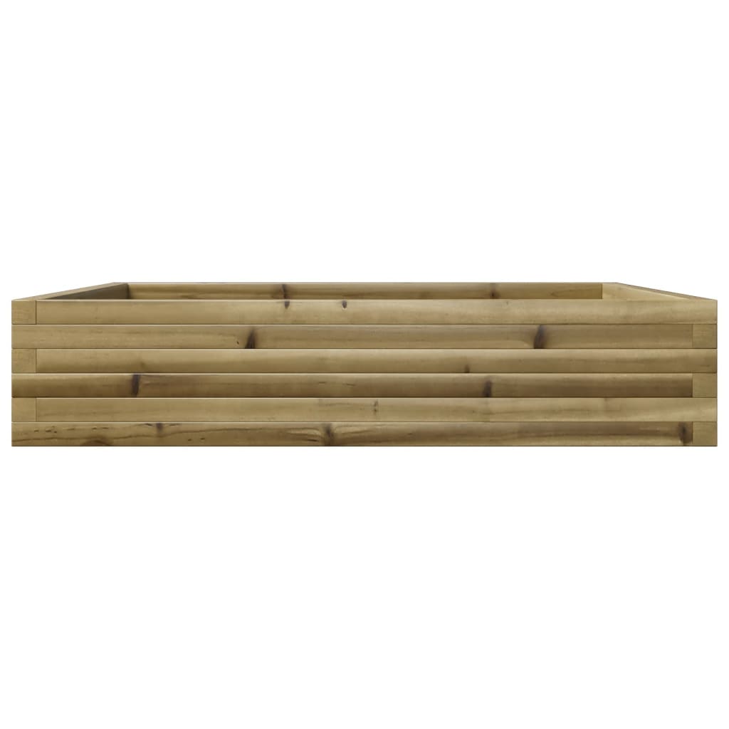 Garden Planter 110x110x23 cm Impregnated Wood Pine