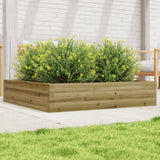 Garden Planter 110x110x23 cm Impregnated Wood Pine